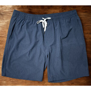Fair Harbor The One Short Lined Slate Blue Men’s XXL 8” Inseam EUC